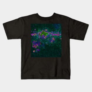 Black Panther Art - Glowing Edges 335 Kids T-Shirt